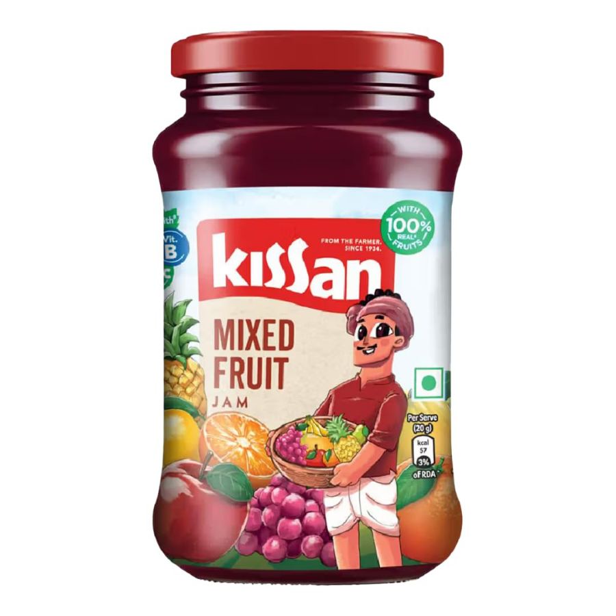 KISSAN MIX FRUIT JAM 500GM