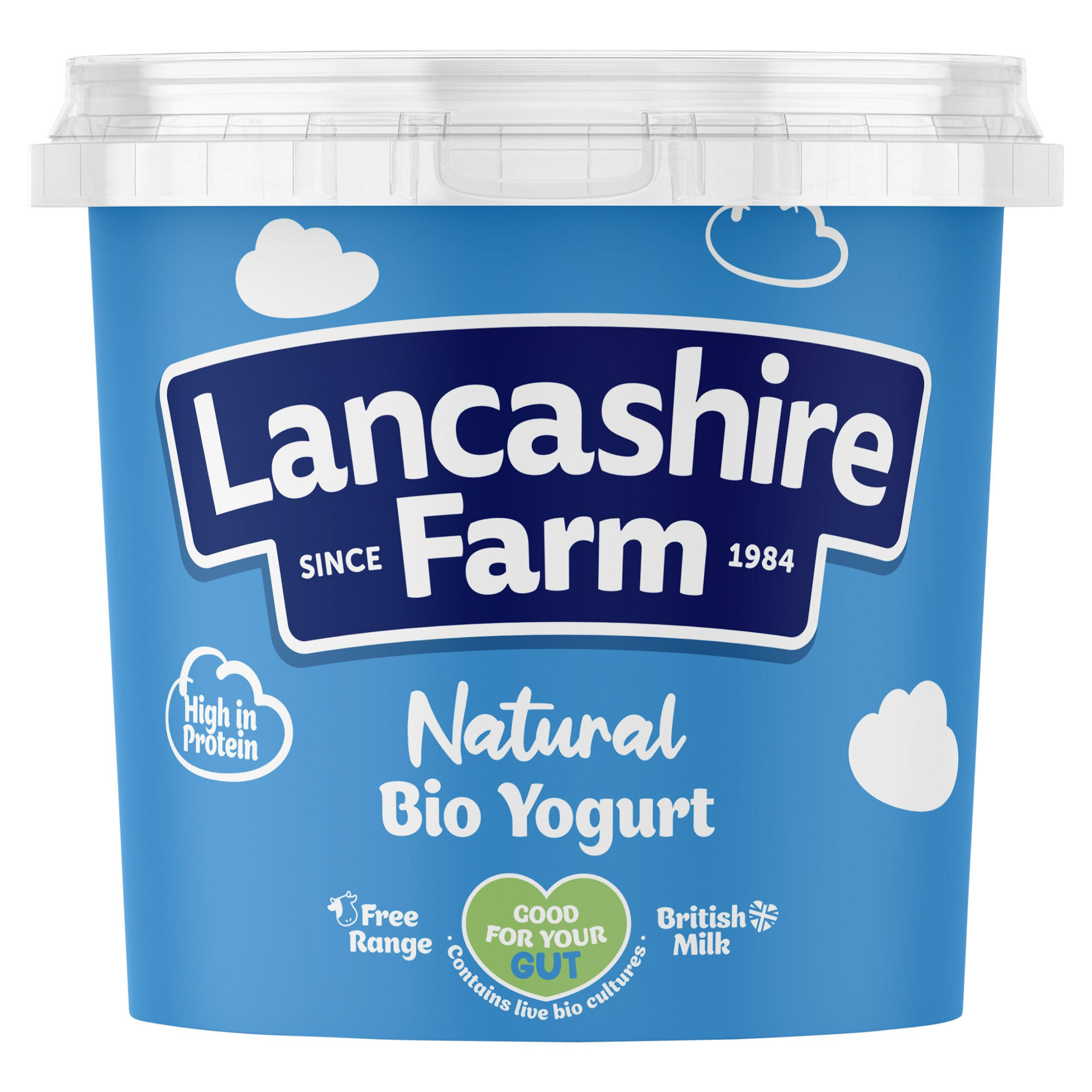 LANCASHIRE FARM NATURAL BIO SET YOGURT 1KG 