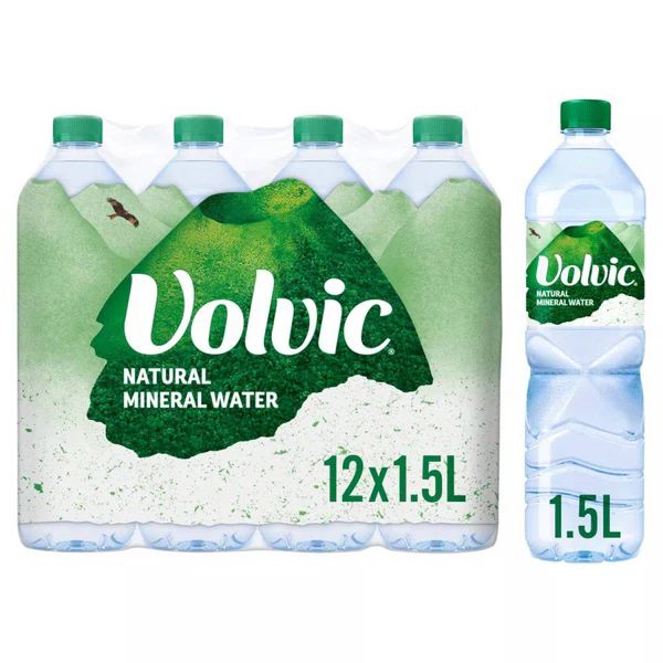 VOLVIC WATER 12X1.5LTR	 - (V20)