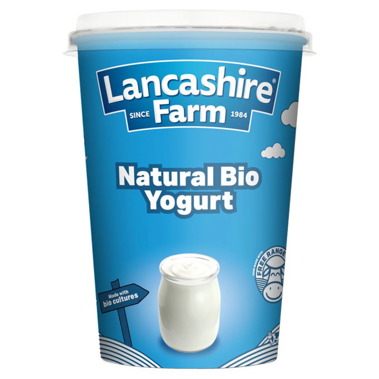 LANCASHIRE FARM NATURAL BIO SET YOGURT 450GM 