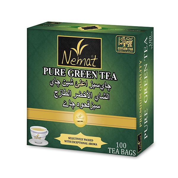 NEMAT PURE GREEN TEA 24X100 TB