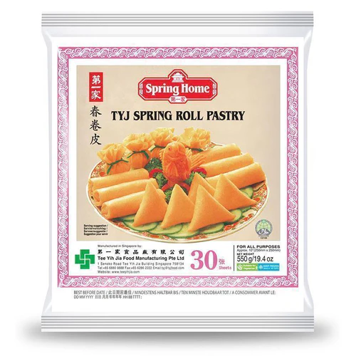 SPRING HOME TYJ 10" SPRING ROLL PASTRY 30PC