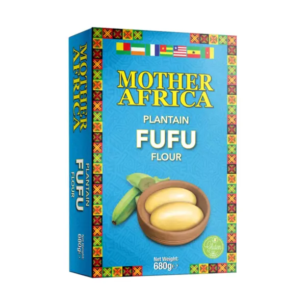 MOTHER AFRICA PLANTAIN FUFU FLOUR 6X680GM