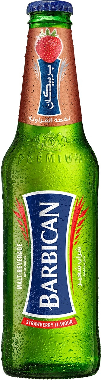 BARBICAN STRAWBERRY DRINK (GLASS BOTTLE) 330ML - (V20)