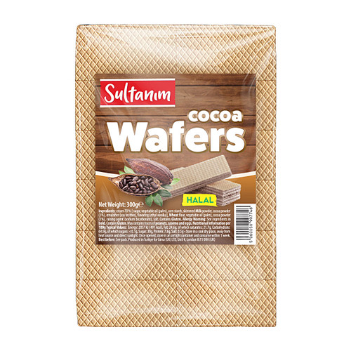 SULTANIM COCOA WAFERS (HALAL) 300GM