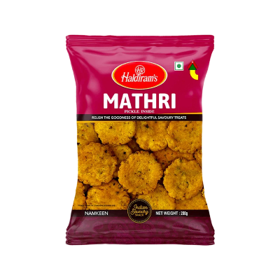 HALDIRAM MATHRI (BOGOF) 200GM PM-£1.49 