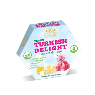 ROSE &amp; LEMON TURKISH DELIGHT 8X150GM - (V20)