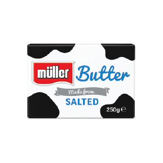 MULLER SALTED BUTTER 250GM