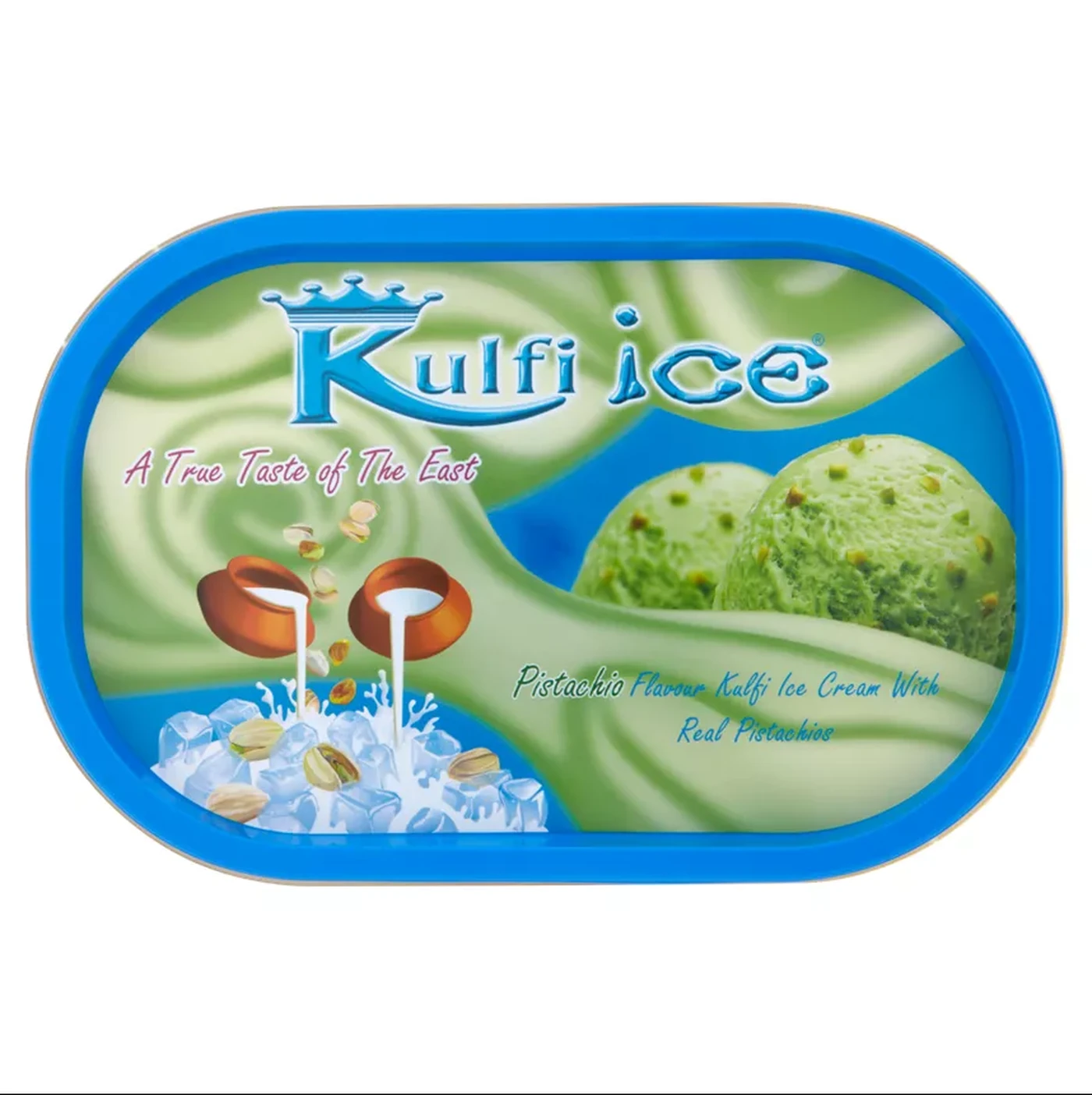 TUBZEE KULFI ICE PISTA ICE CREAM TUB 1LTR - (V20)