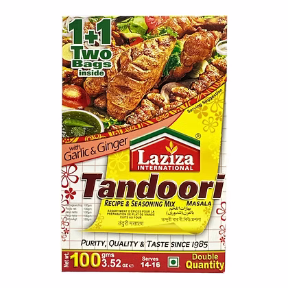	LAZIZA TANDOORI BBQ MASALA 100GM