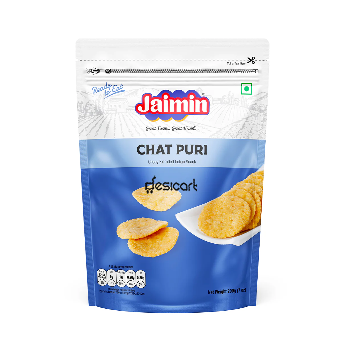 JAIMIN CHAT PURI 200GM