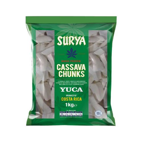 SURYA CASSAVA CHUNKS YUCA 6X1KG