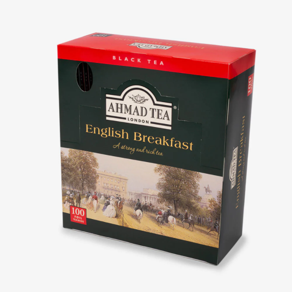 AHMAD TEA ENGLISH BREAKFAST BAGS 12X100 TEA BAGS