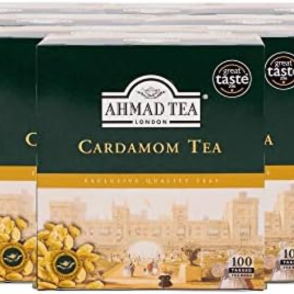AHMAD TEA CARDAMOM BAGS 12X100GM
