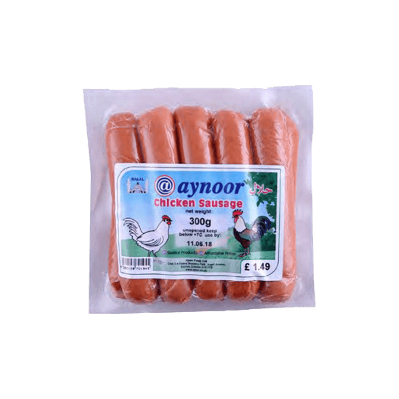 AYNOOR CHICKEN SAUSAGES 300G