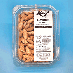 KAIF ALMONDS IN SHELL (SATARBAYE) 190GM