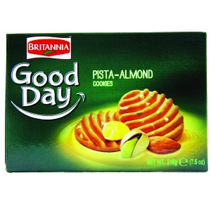 BRITANNIA GOOD DAY PISTA& ALMOND COOKIES 216GM
