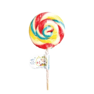 CANDY FOX ROUND LOLLIPOP 1PC - (V20)