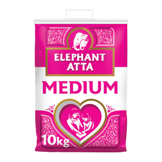 ELEPHANT ATTA MEDIUM (CHAPATTI FLOUR)  10KG PM-&pound;6.99
