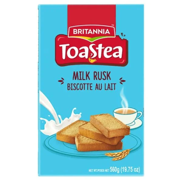 BRITANNIA TOASTEA MILK RUSK 560GM PM-£2.99