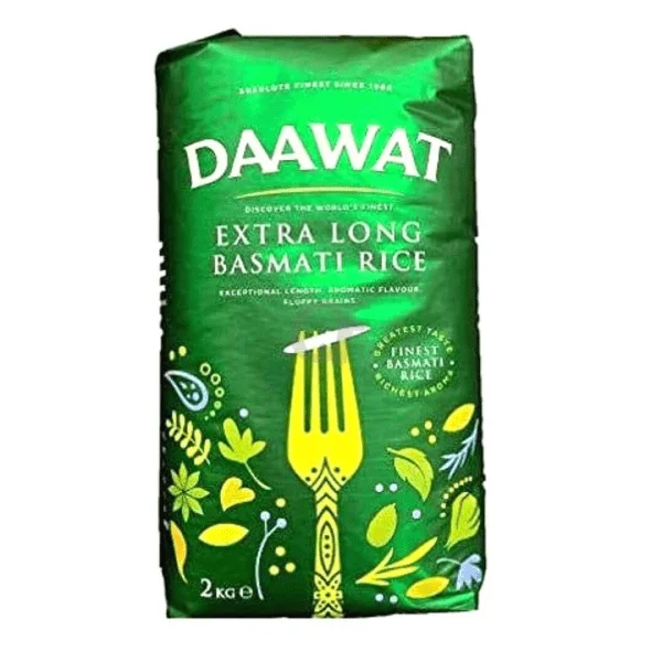 DAAWAT EX-LONG BASMATI RICE 4X2KG PM-£5.79