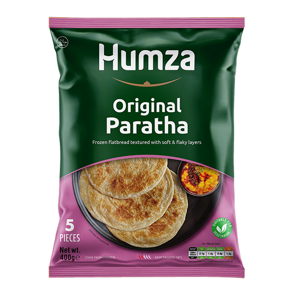 HUMZA PLAIN PARATHA 5PC 12X400GM