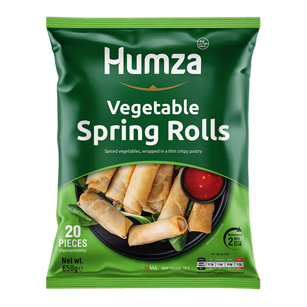 HUMZA VEGETABLE SPRING ROLL 20PC (650GM)