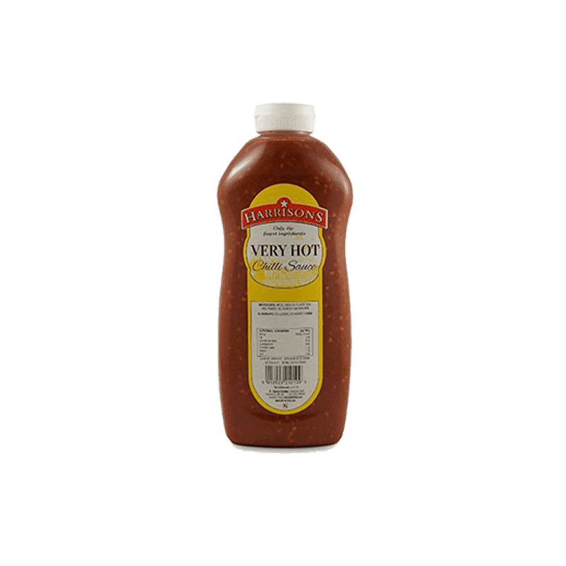 HARRISONS VERY HOT CHILLI SAUCE 1LTR