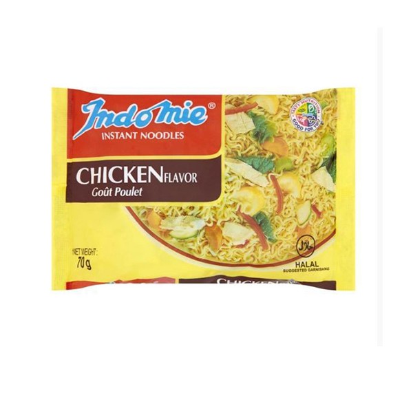 INDOMIE CHICKEN GHANA NOODLES 40PKX70GM
