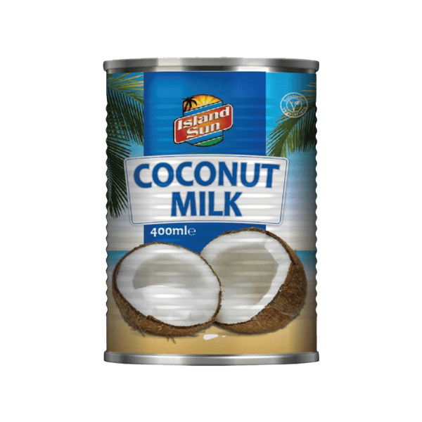 ISLAND SUN COCONUT MILK 12X400ML 