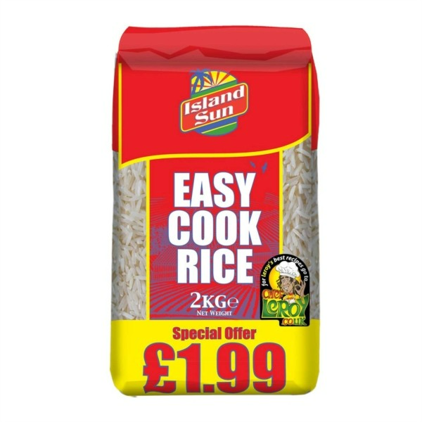 ISLAND SUN EASY COOK RICE 2KG