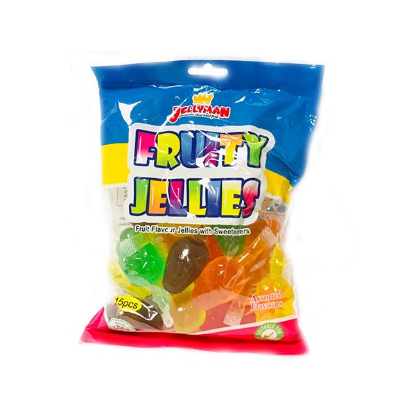 JELLY MAN MIXED FRUITY JELLY 15PC
