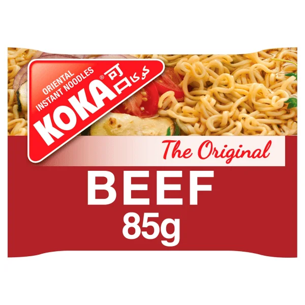 KOKA BEEF FLAVOUR INSTANT NOODLES 85GM (DISC)