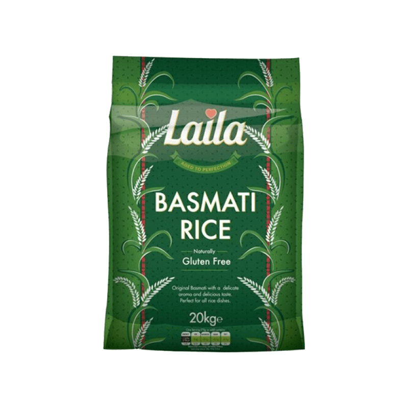 LAILA BASMATI RICE 20KG PM-£29.99