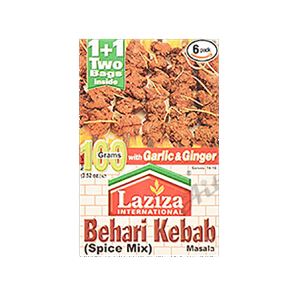 LAZIZA BEHARI KEBAB 6X100GM