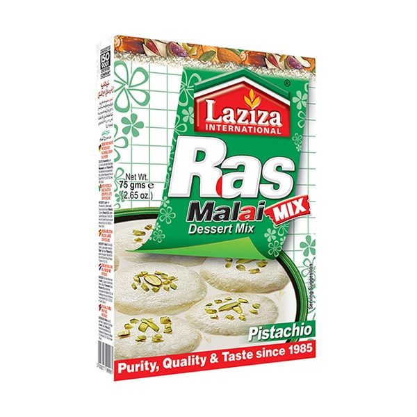 	LAZIZA PISTA RASMALAI DESSERT MIX 6X75GM