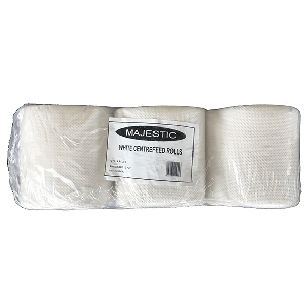 MAJESTIC WHITE CENTREFEED 6 ROLLS