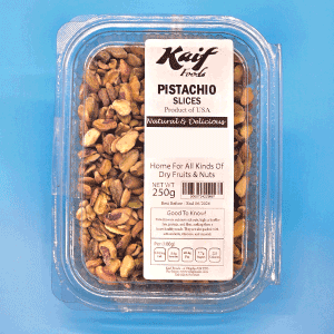KAIF PISTACHIO SLICES 250GM 