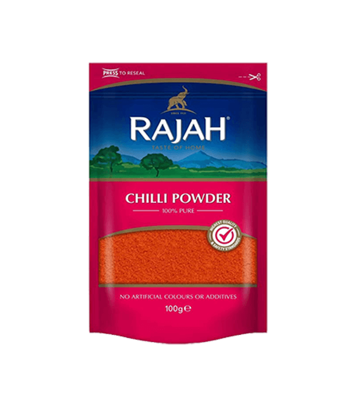 RAJAH EXTRA HOT CHILLI POWDER 10X100G (DISC)
