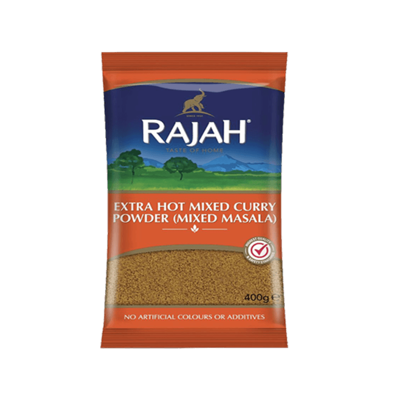 RAJAH HOT MADRAS CURRY 10X100G (DISC)