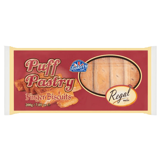 REGAL SWEET PUFF PASTRY FINGERS 12X200G