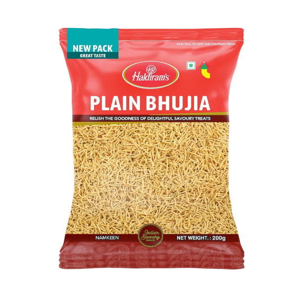 HALDIRAM PLAIN BHUJIA (BOGOF) 200GM PM-£1.49 