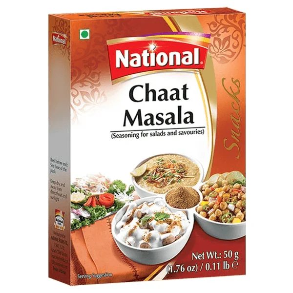 NATIONAL CHAT MASALA 6X50GM