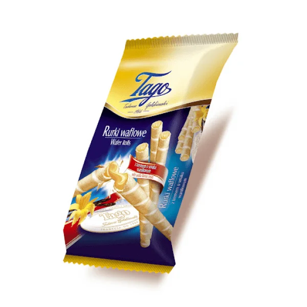 TAGO VANILLA WAFER ROLLS 160GM