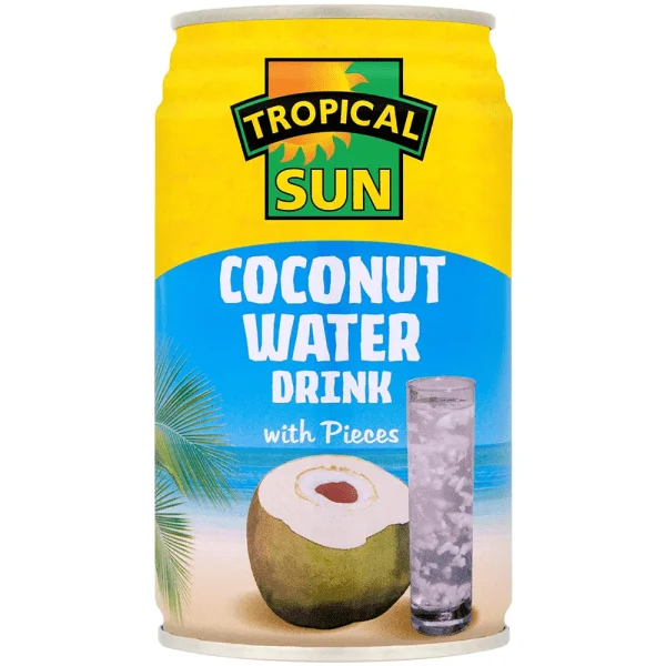 TROPICAL SUN COCONUT WATER WITH PIECES 330ML - (V20)
