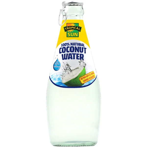 TROPICAL SUN NATURAL COCONUT WATER (BOTTLE) 330ML - (V20)