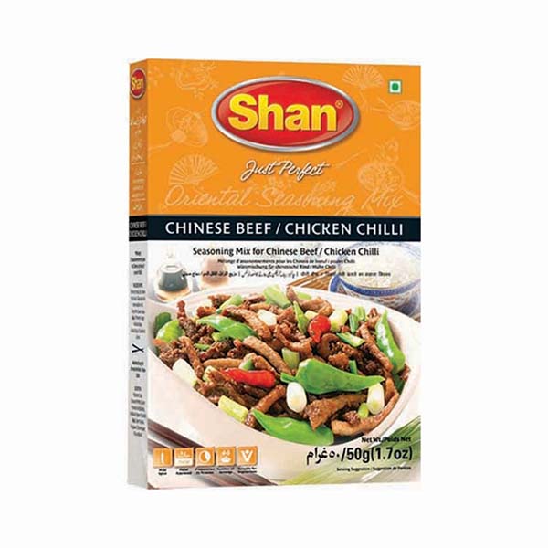 SHAN CHINESE BEEF/CHICKEN CHILLI 12X50GM (DISC)