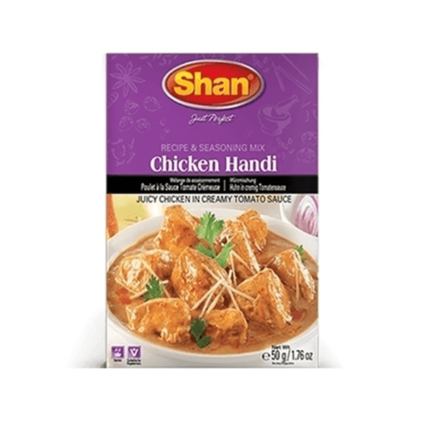 SHAN CHICKEN HANDI MASALA 12X50GM (DISC)