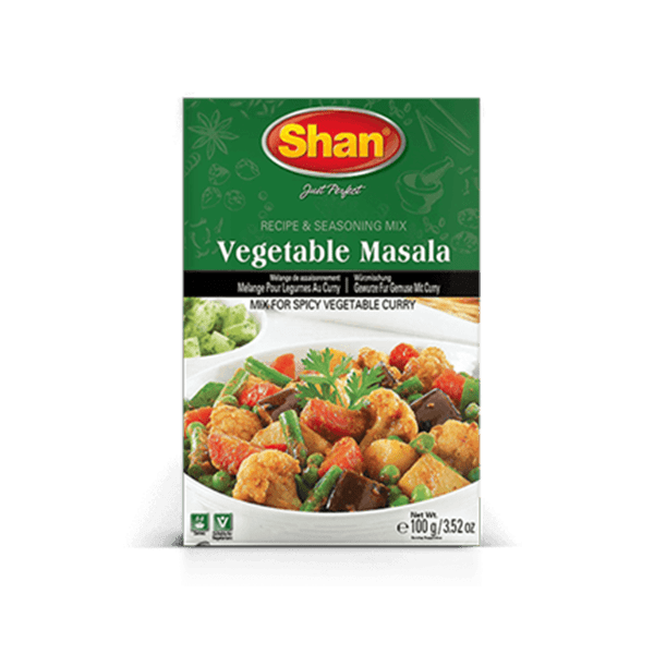 SHAN VEGETABLE MASALA 12X100GM (DISC)