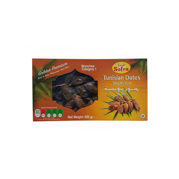 SOFRA BRANCHED TUNISIAN DATES 900GM